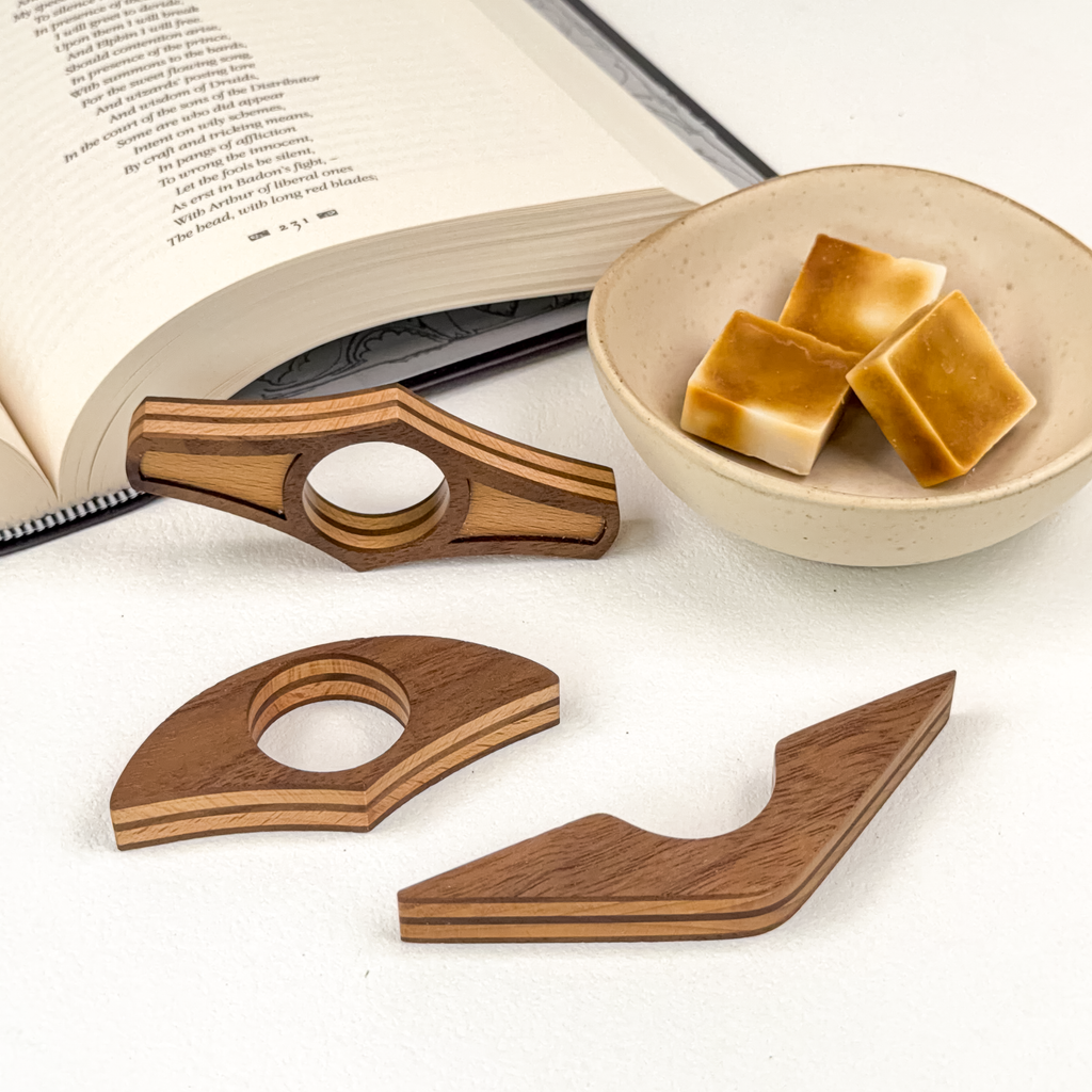 Walnut & Maple Wooden Page Spreader
