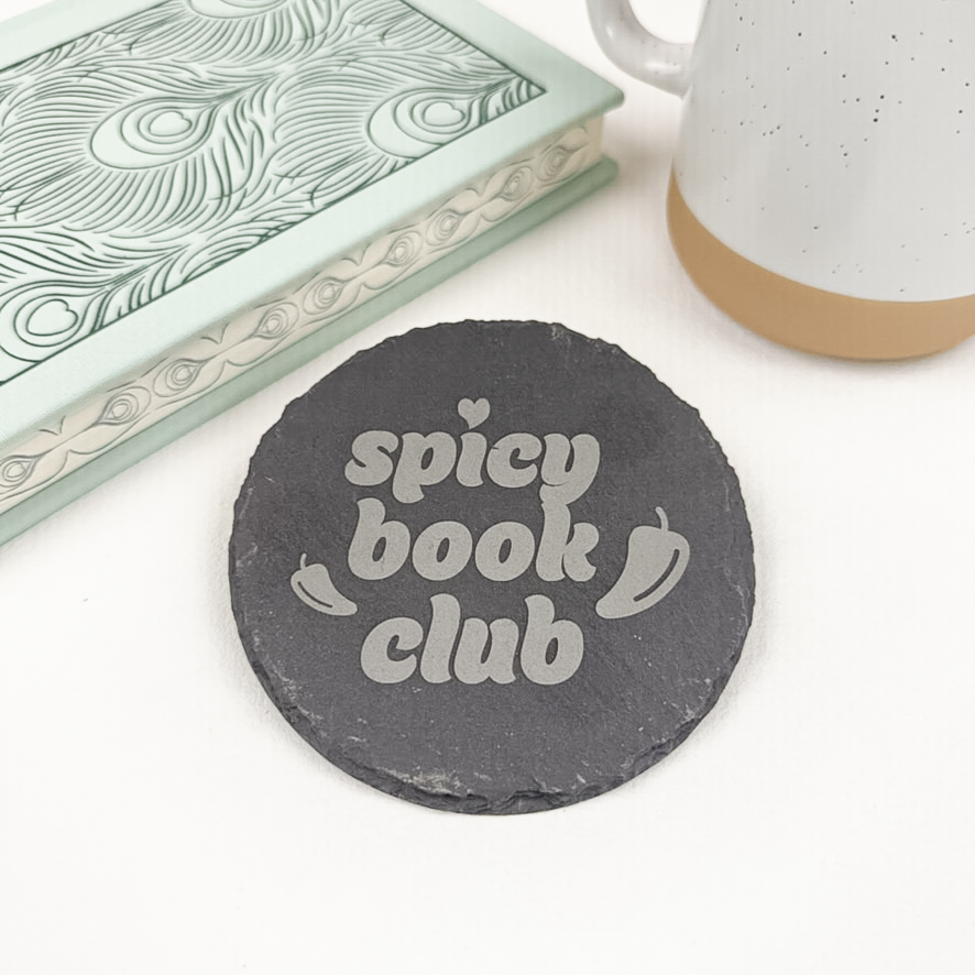 Spicy Book Club Coaster