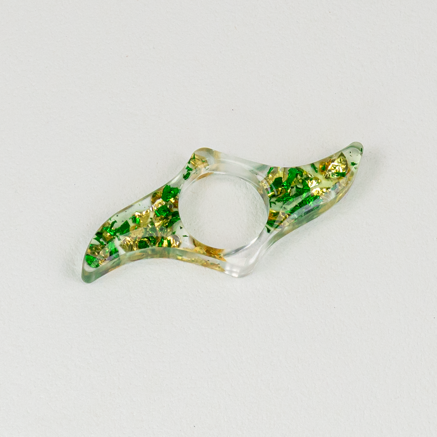 Emerald & Gold Leaf Foil Spreaders