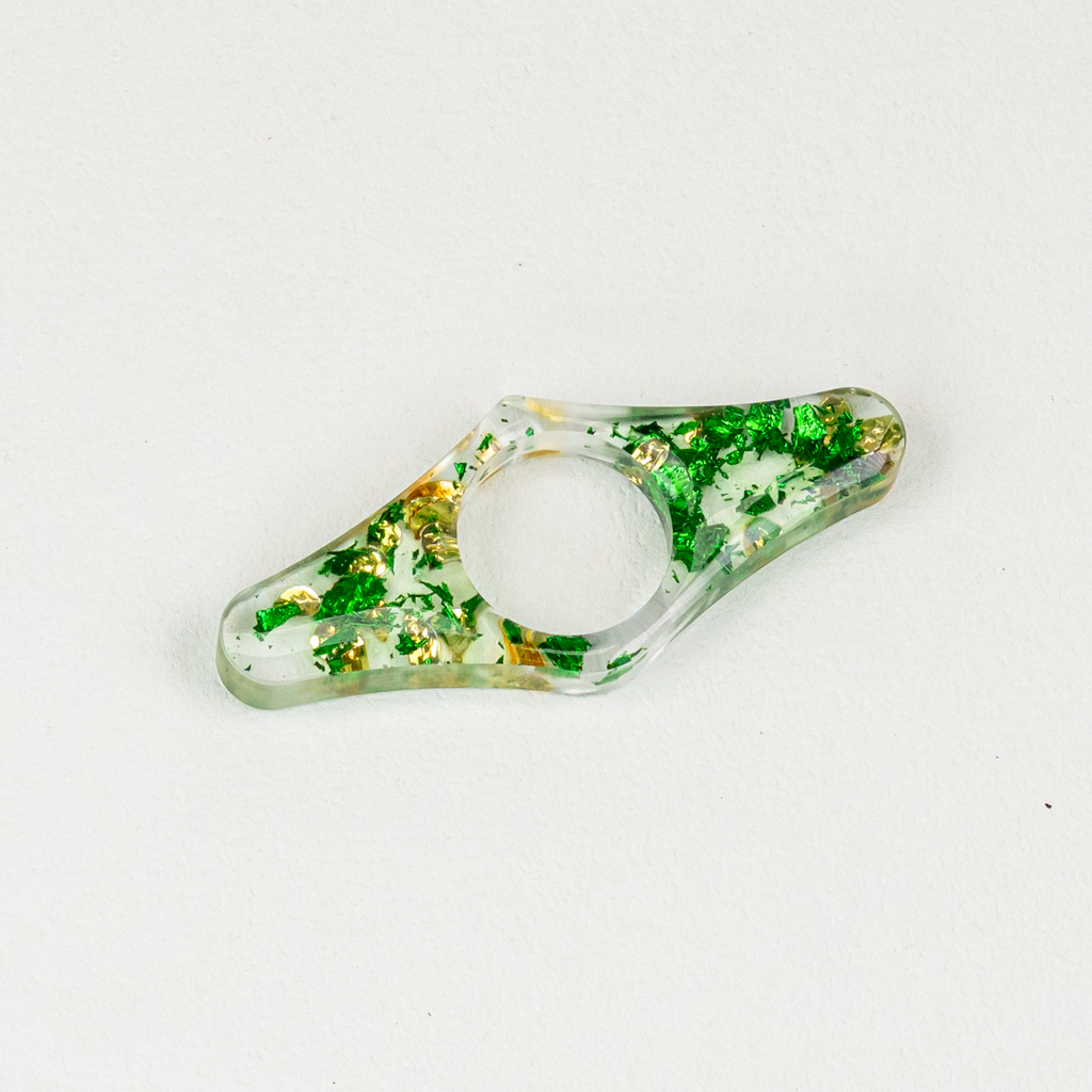 Emerald & Gold Leaf Foil Spreaders