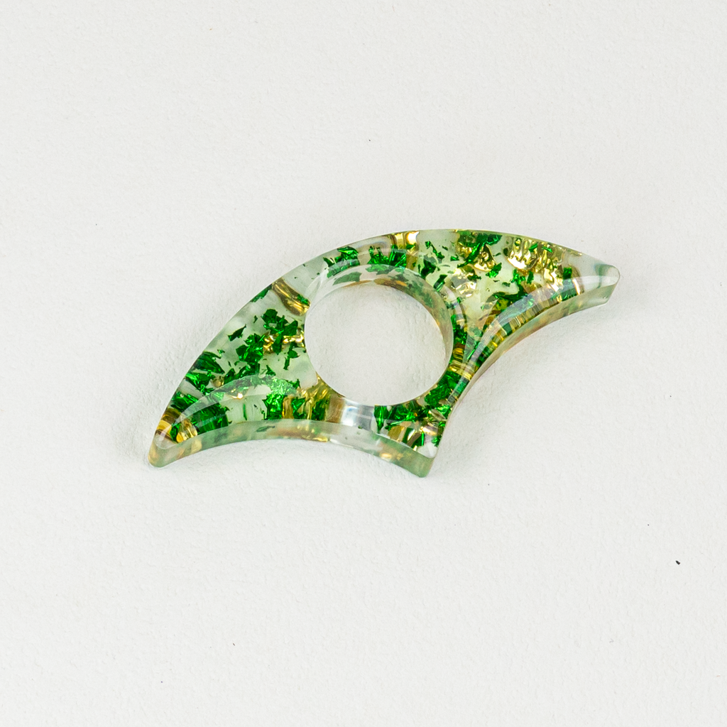 Emerald & Gold Leaf Foil Spreaders