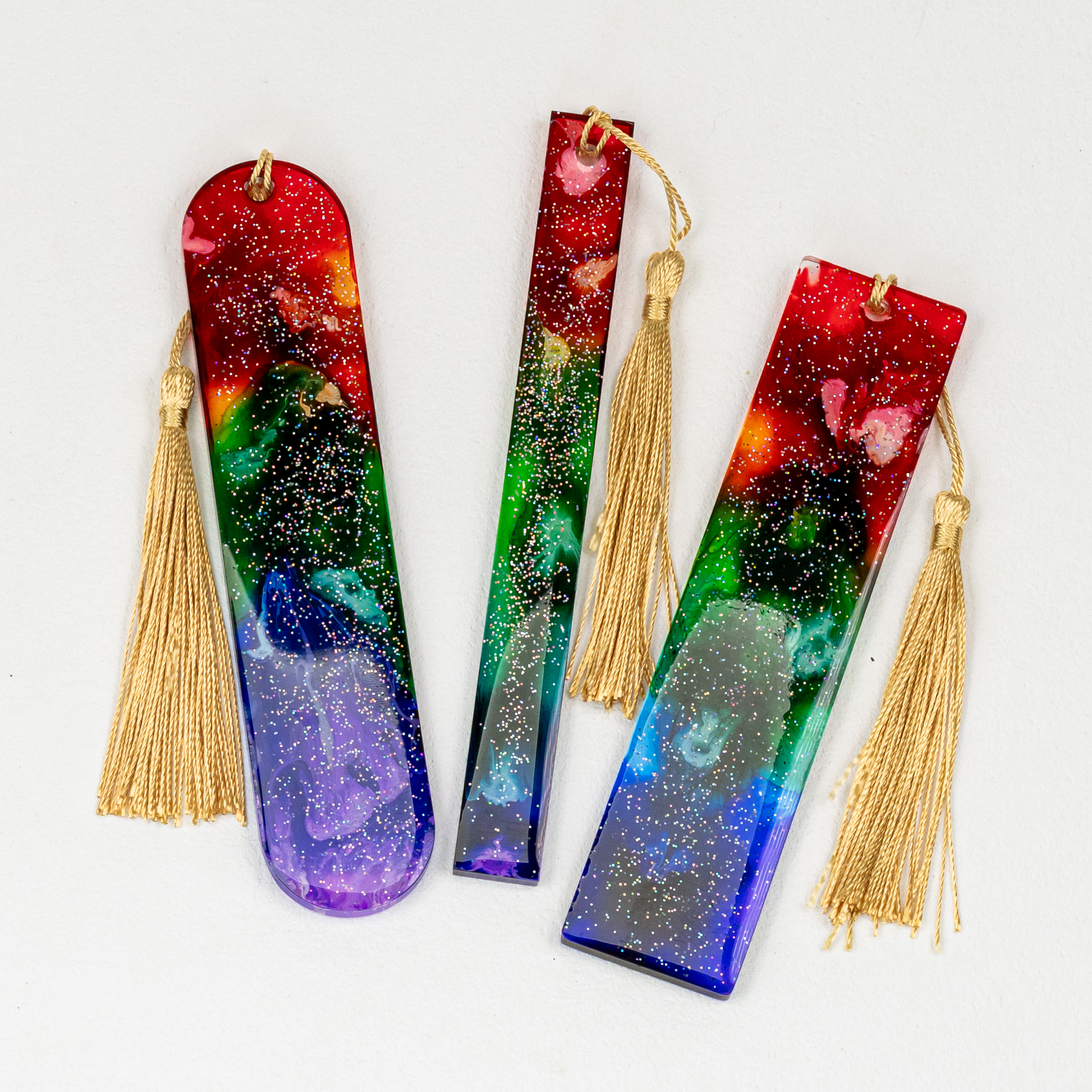 Rainbow Lava Bookmarks