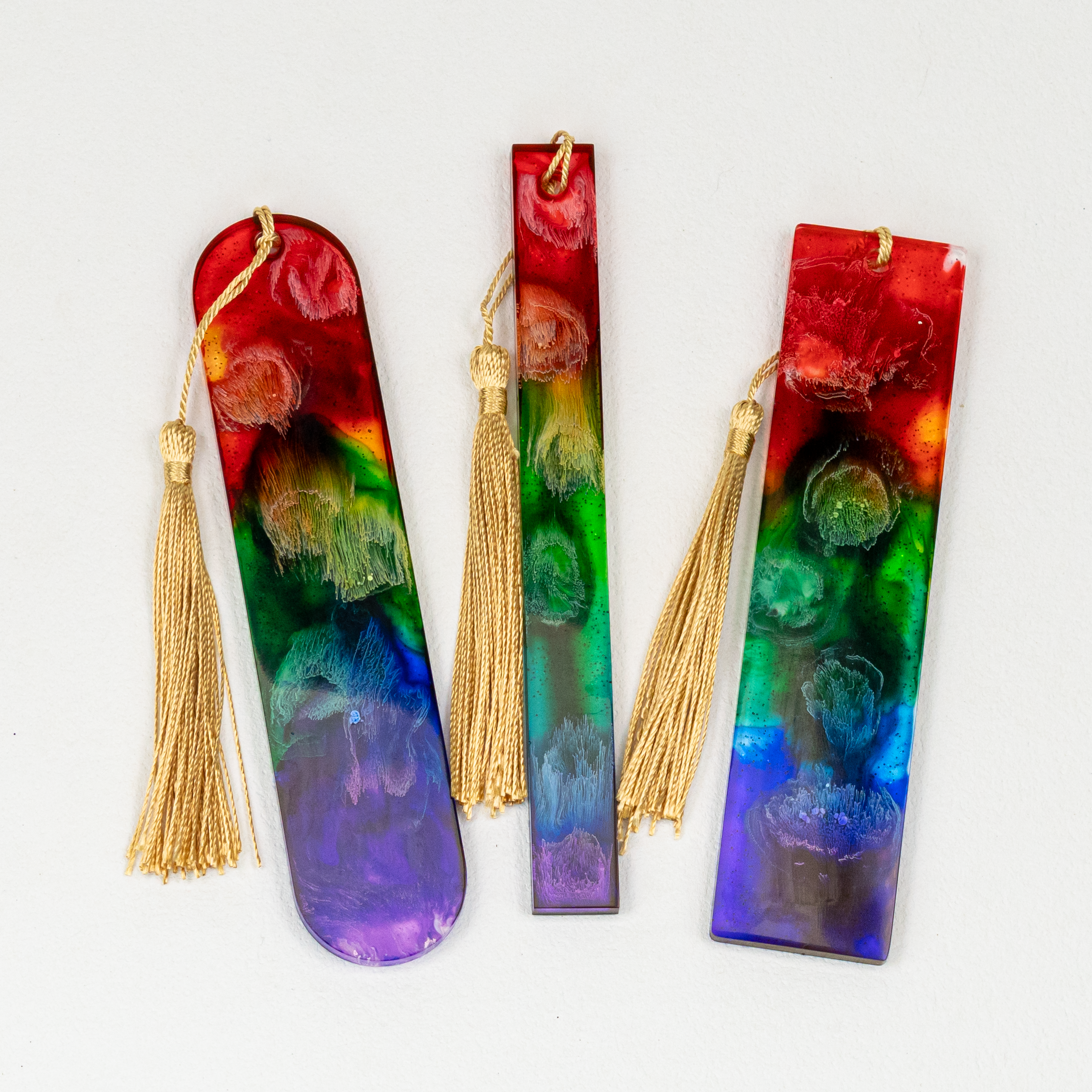 Rainbow Lava Bookmarks