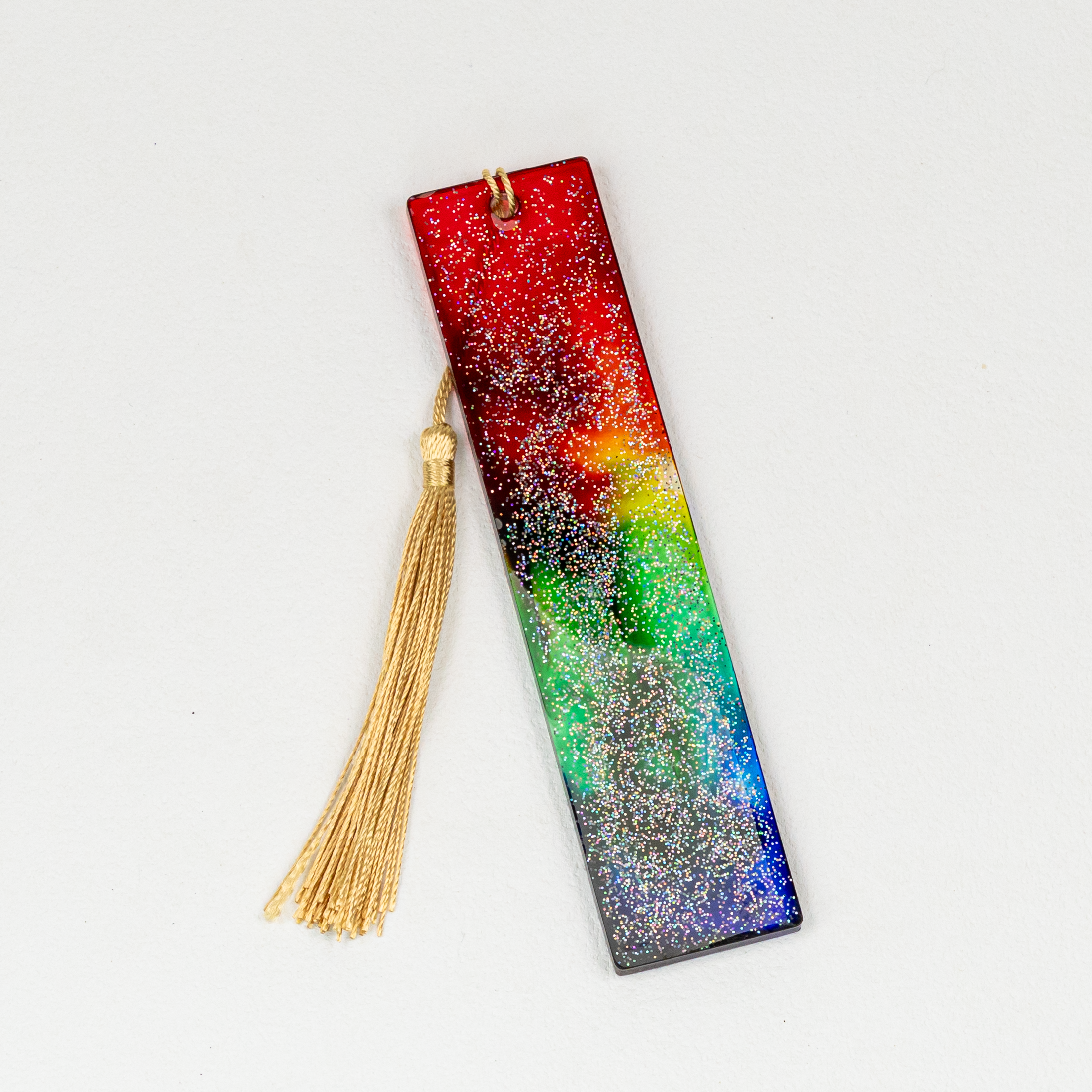 Rainbow Glitter Bookmarks