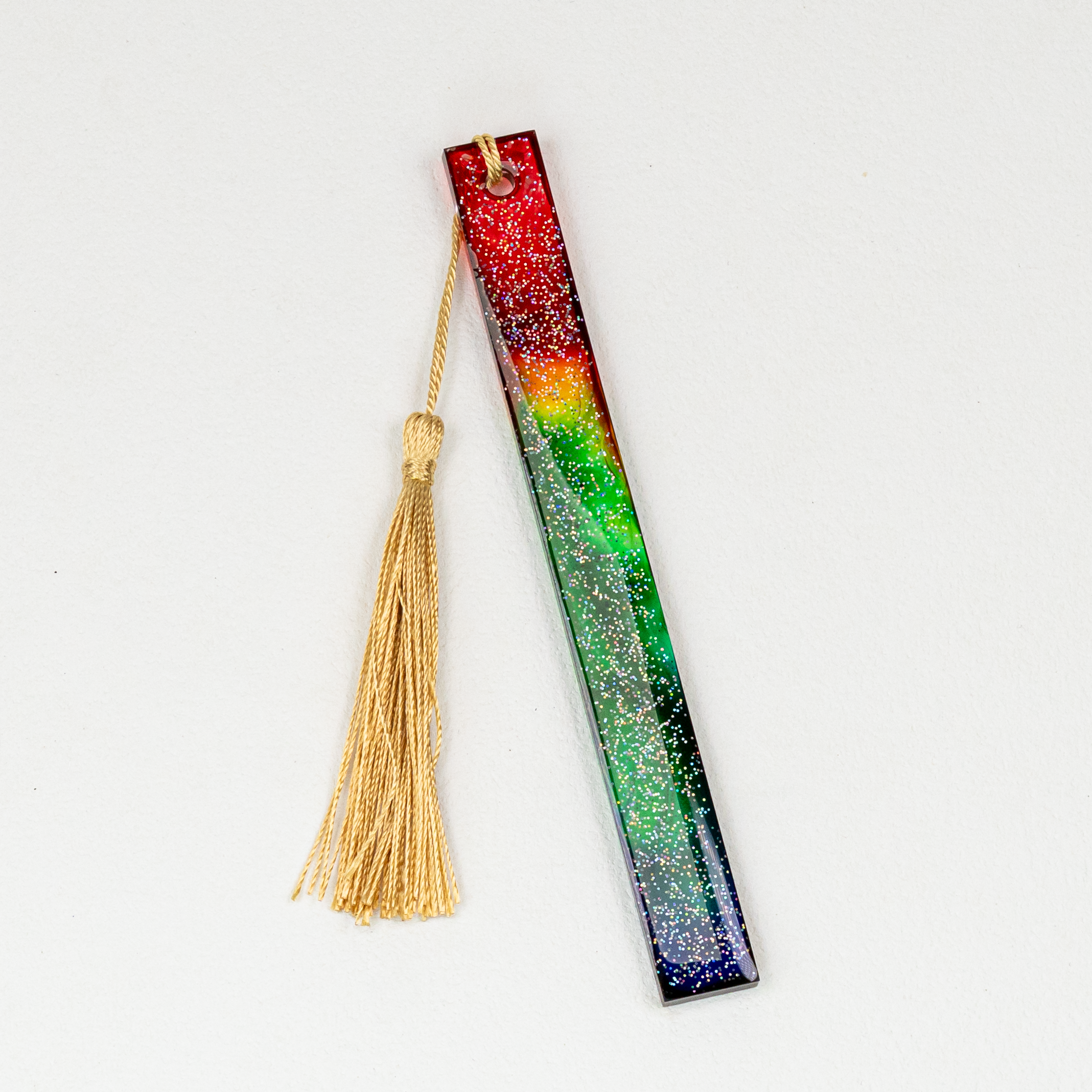 Rainbow Glitter Bookmarks