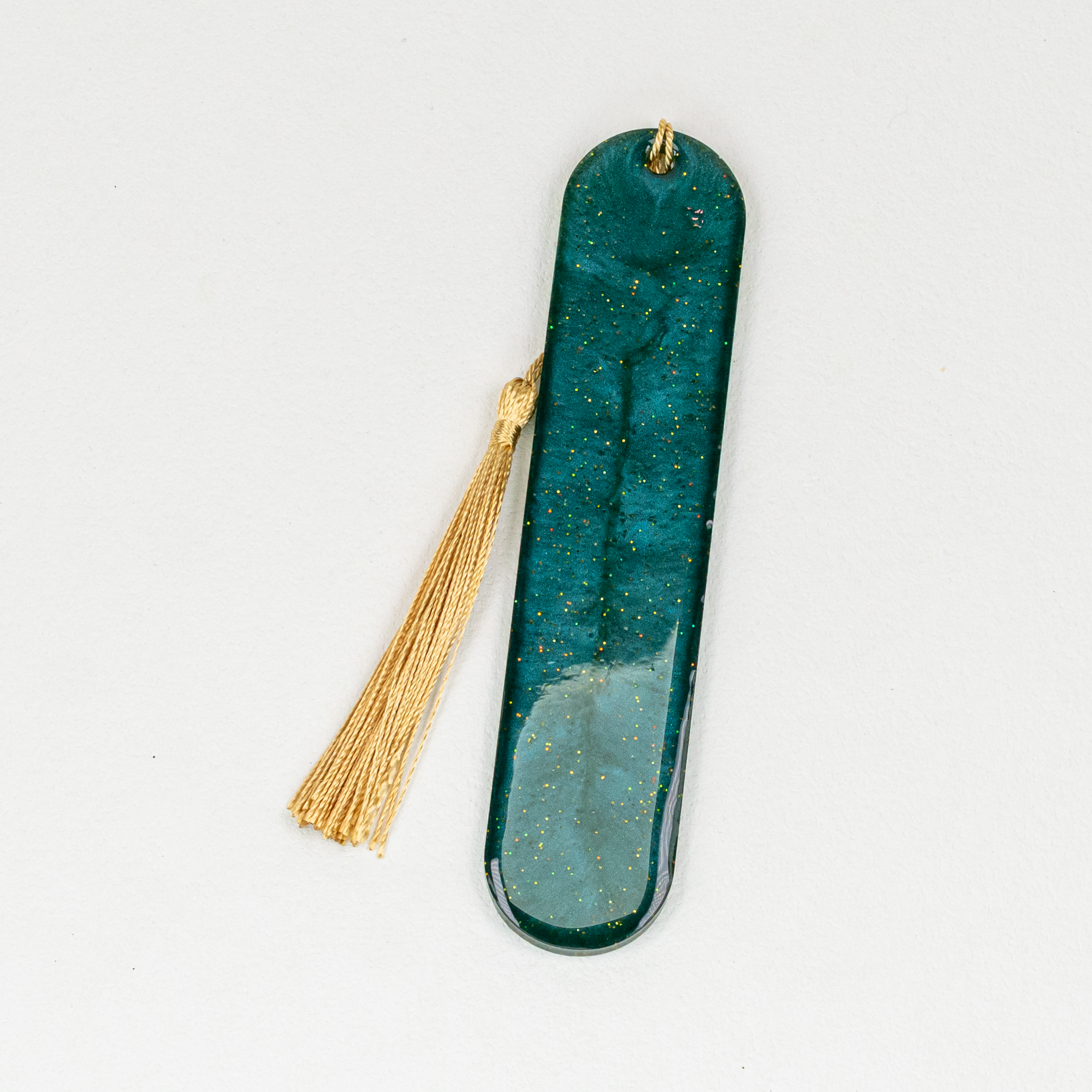 Pegasus Blue Glitter Bookmarks