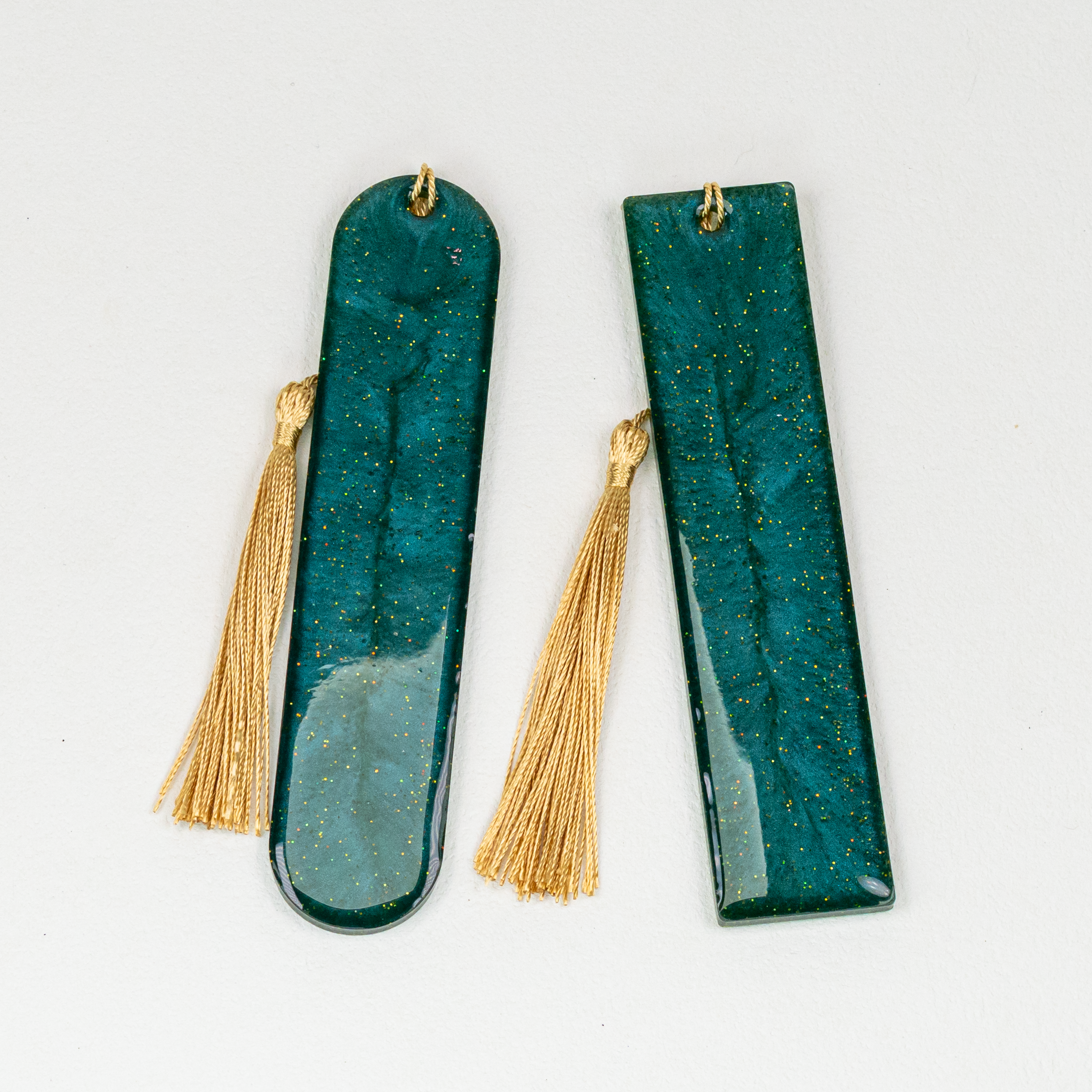 Pegasus Blue Glitter Bookmarks