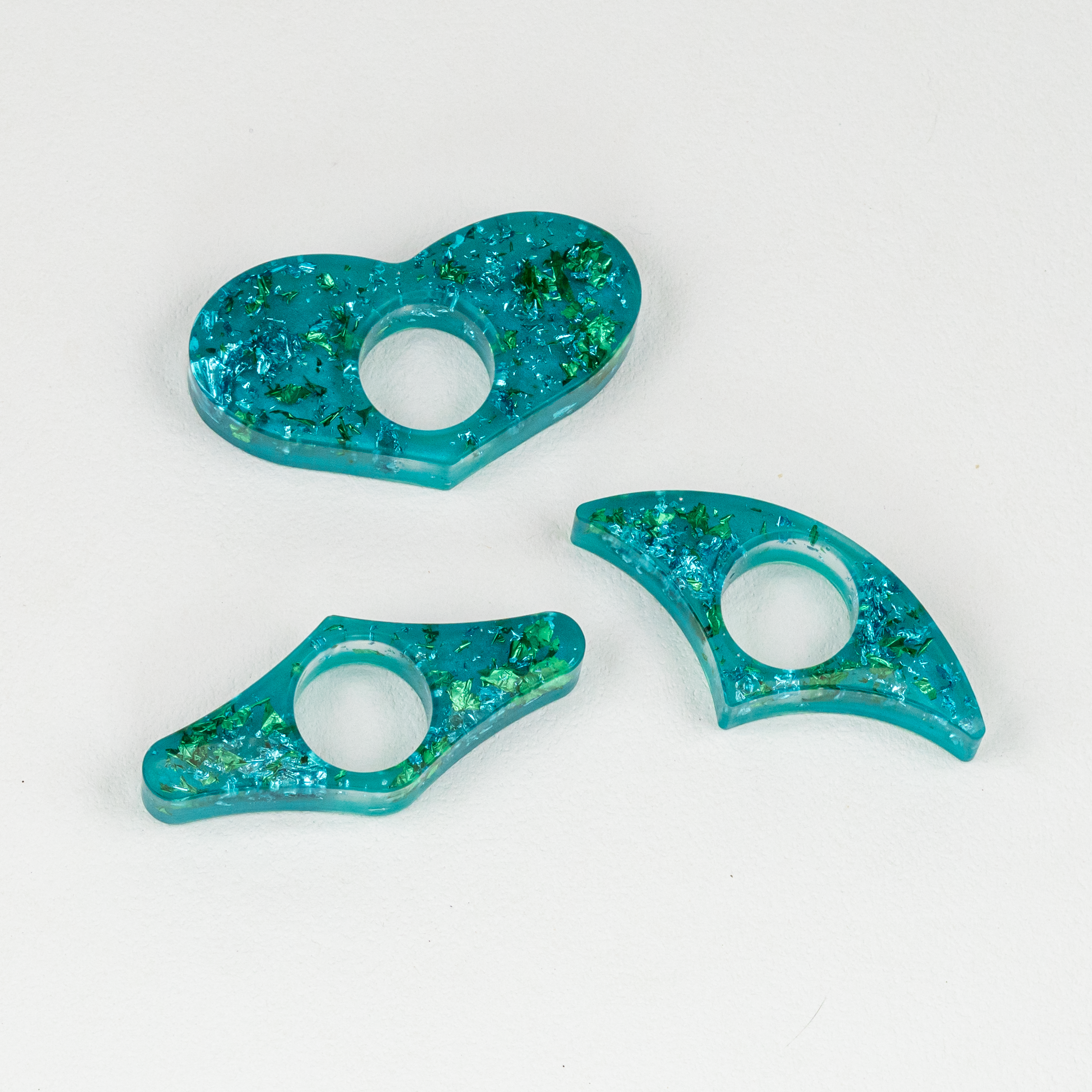 Ocean Blue & Mint Foil Page Spreaders