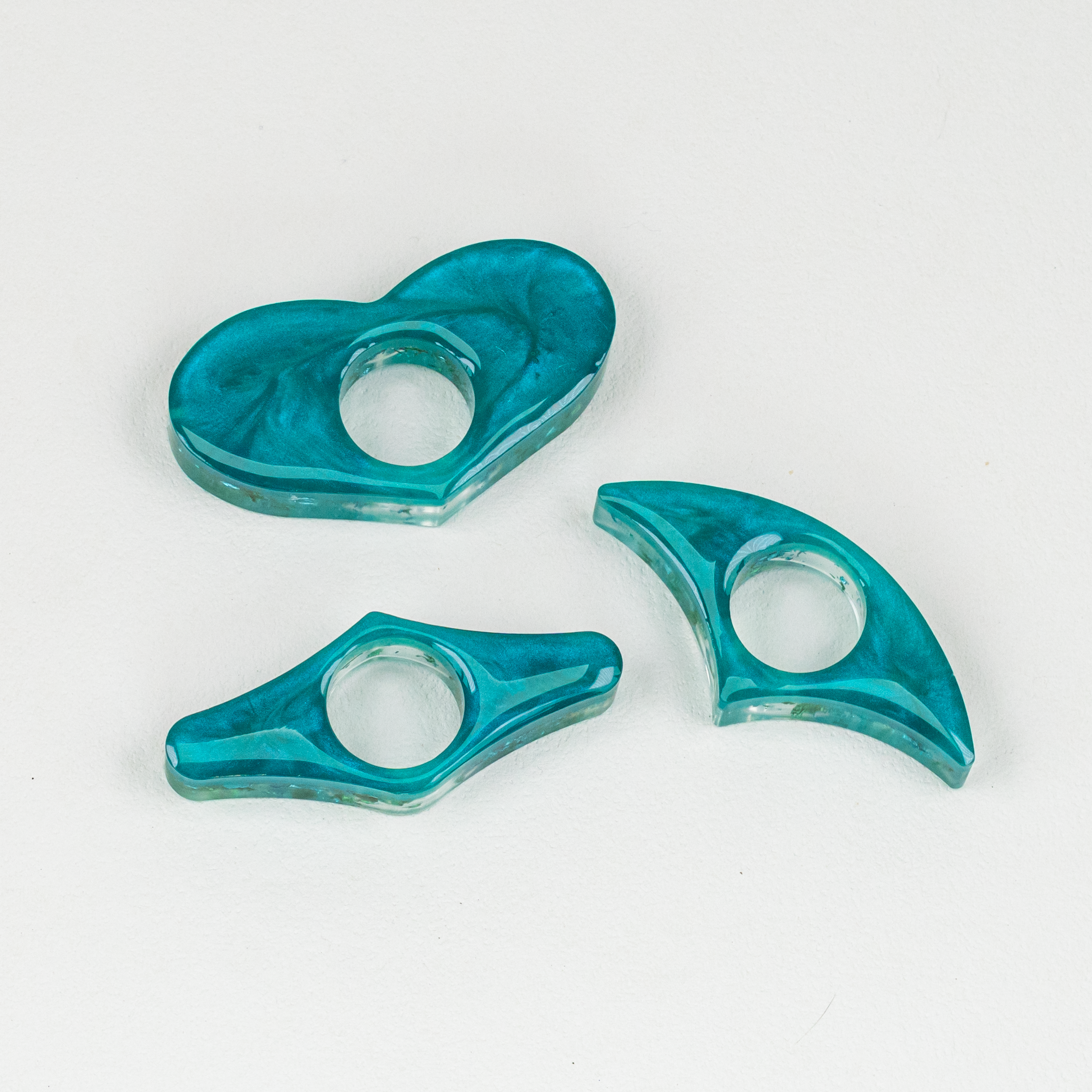Ocean Blue & Mint Foil Page Spreaders