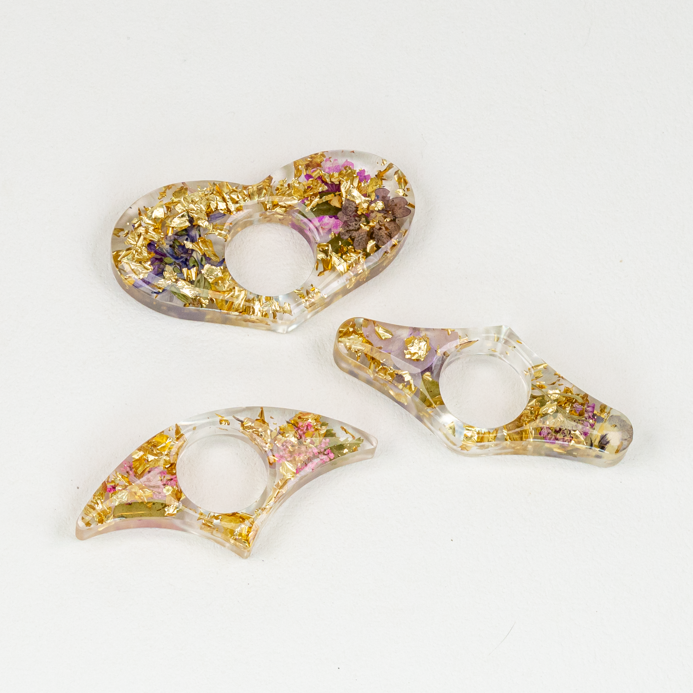 Floral & Gold Foil Page Spreaders
