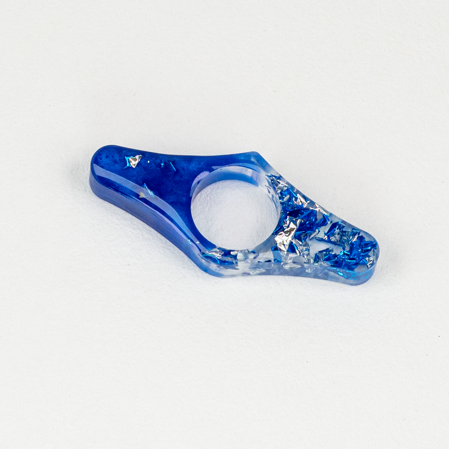 Cobalt & Silver Half Moon Spreaders
