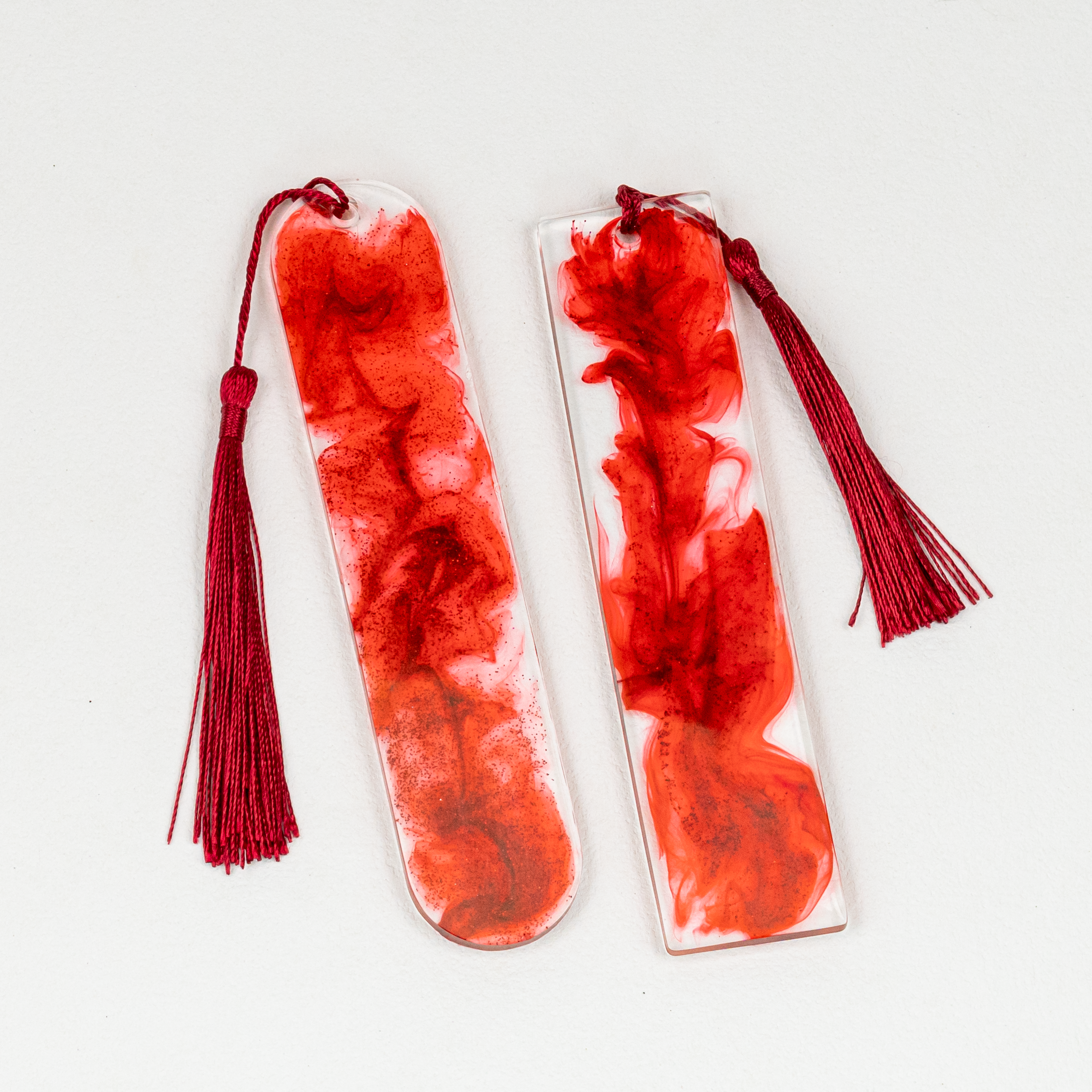 Blood Wisp Glitter Bookmarks