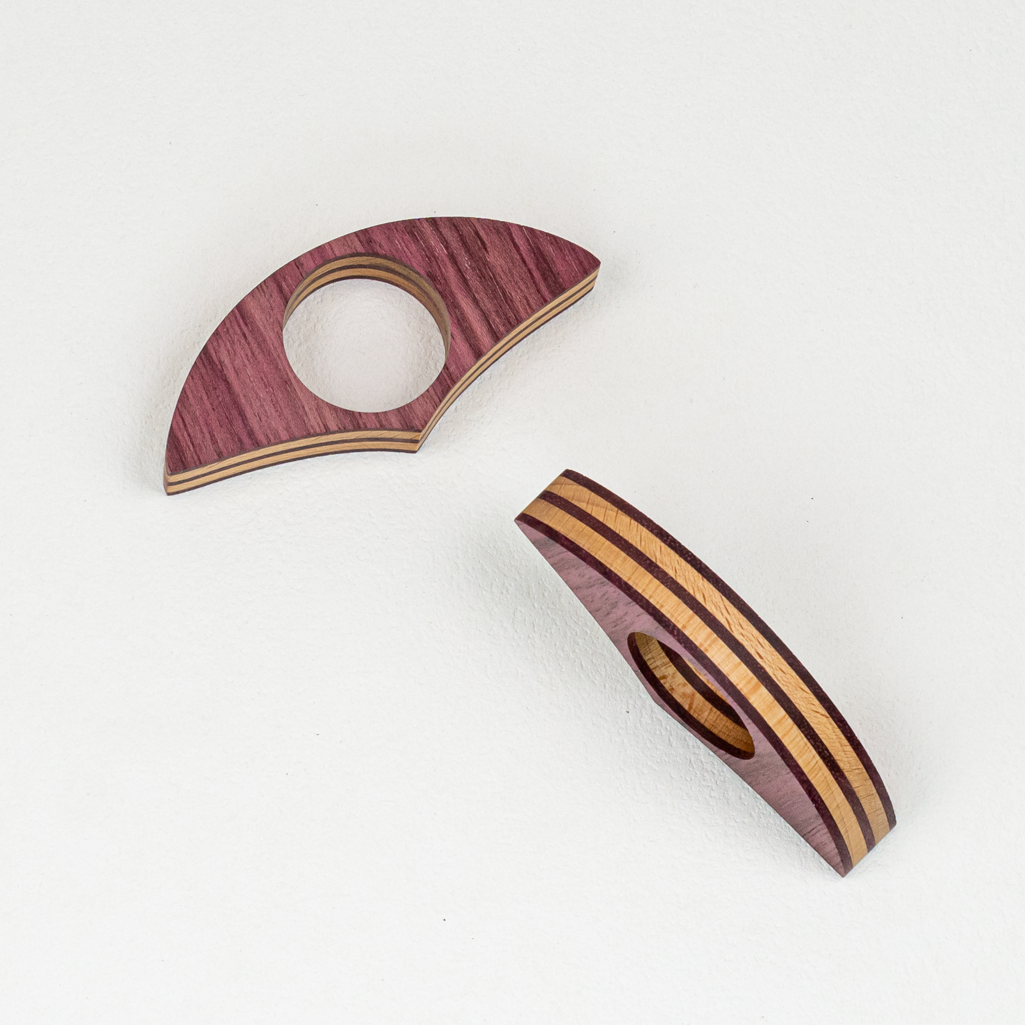 Purple Heart & Maple Wooden Page Spreader