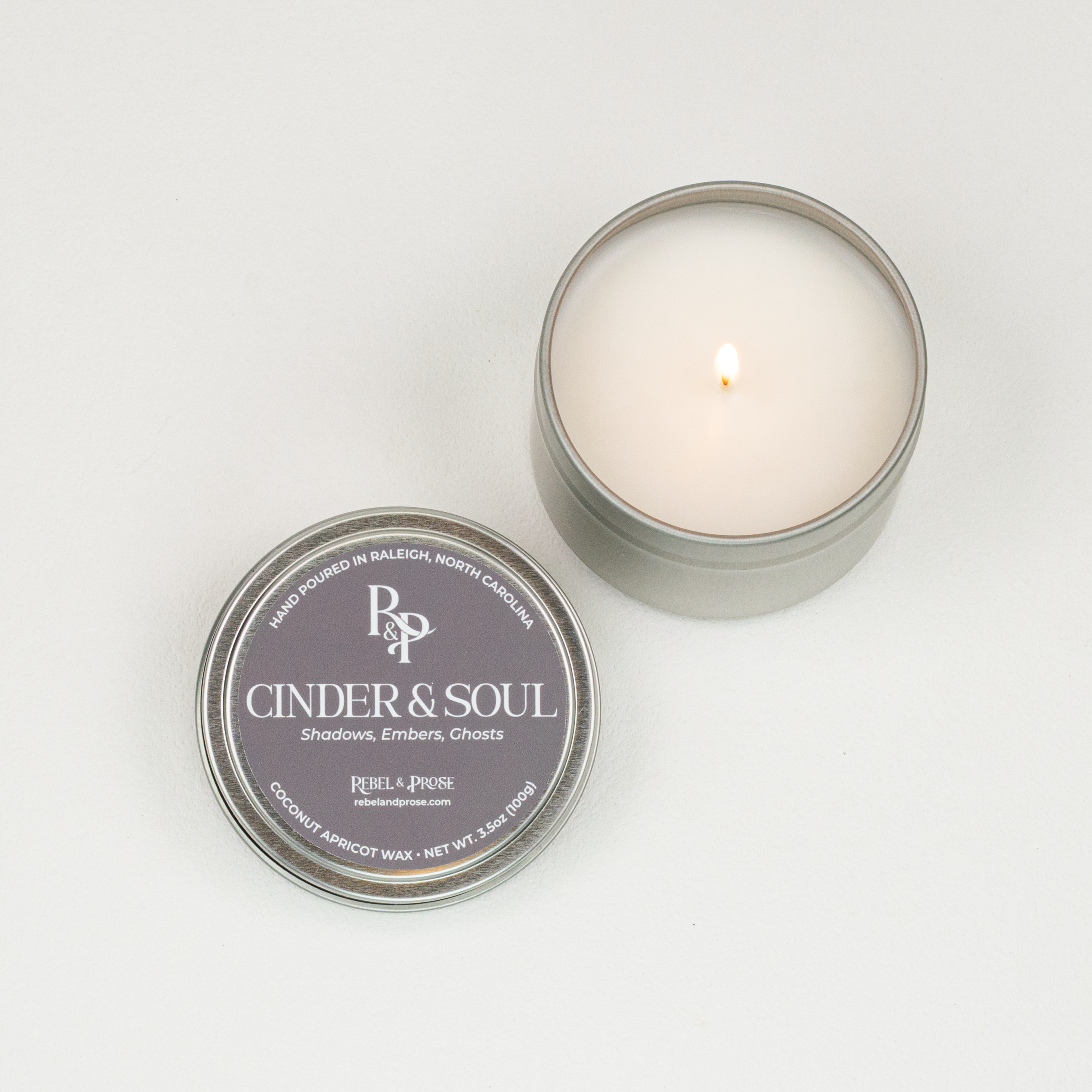 Cinder & Soul 3.5oz Candle Tin