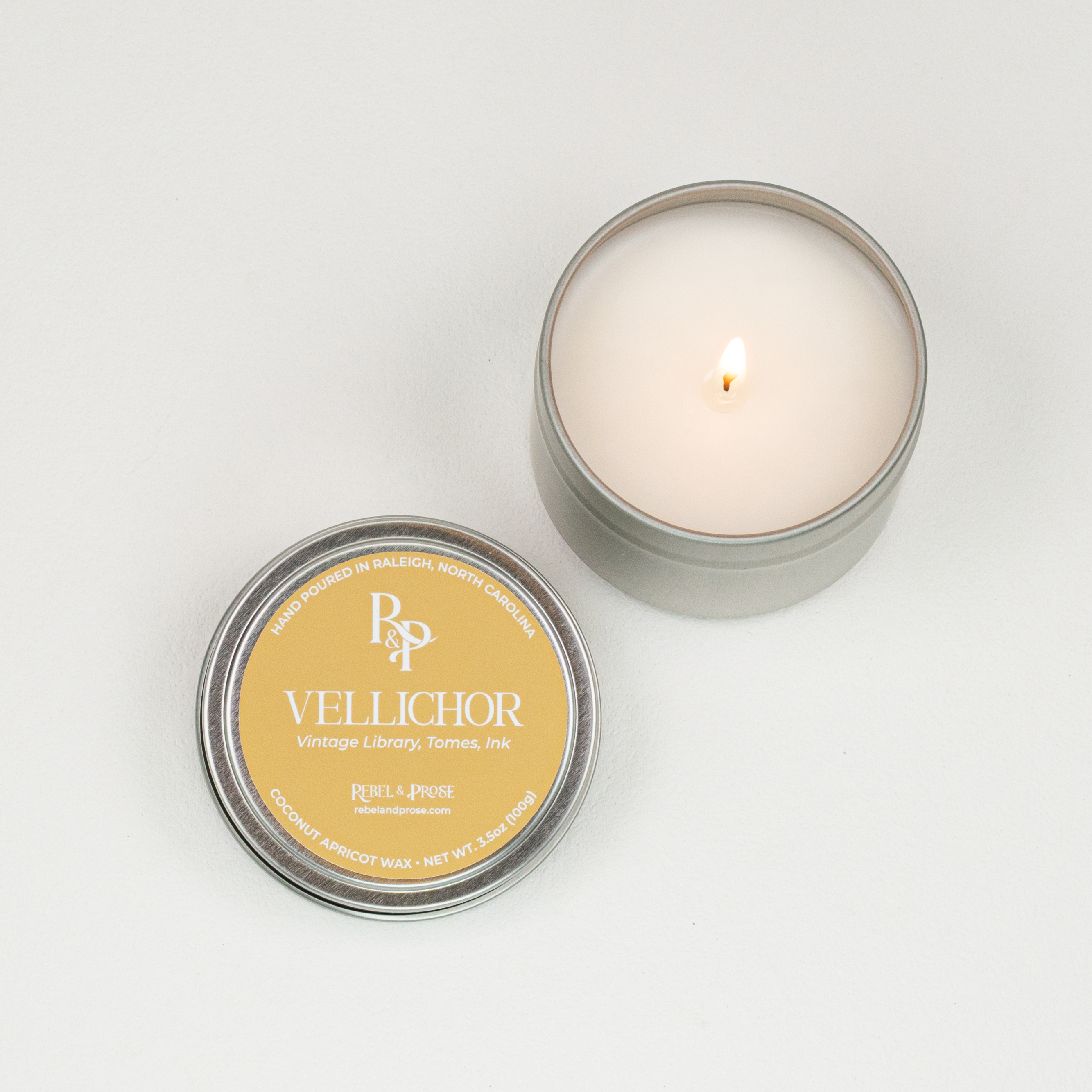 Vellichor 3.5oz Candle Tin